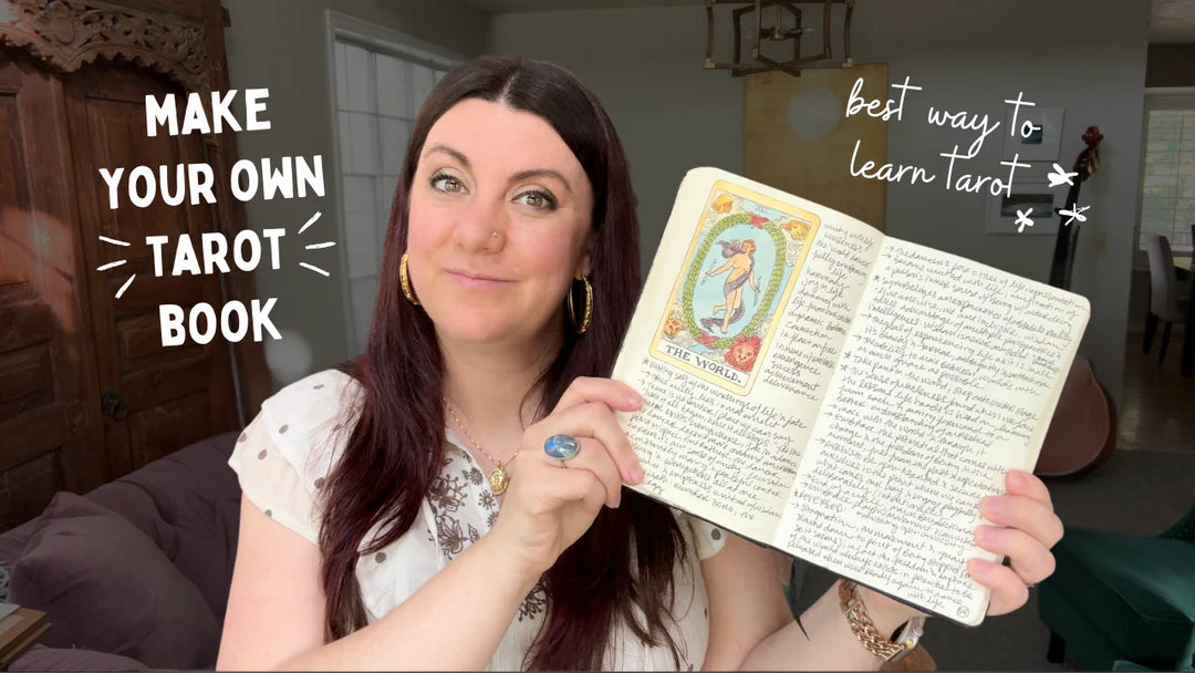 I Made My Own Tarot Grimoire! (The BEST Way to Learn Tarot for Beginners)