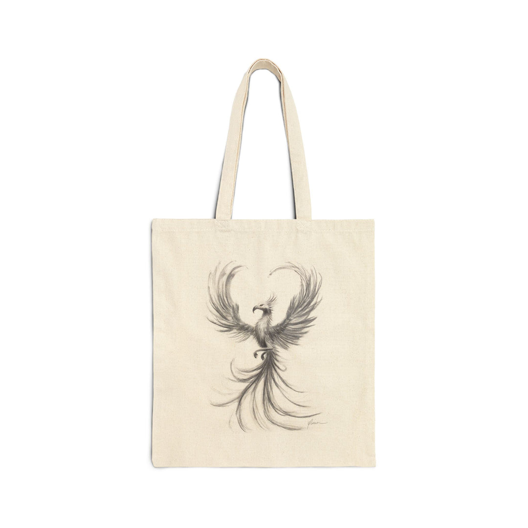 And Still I Rise | Charcoal Phoenix Tote