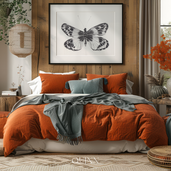 Triumphant Emergence | Charcoal Butterfly Limited Edition Signed Fine Art Print