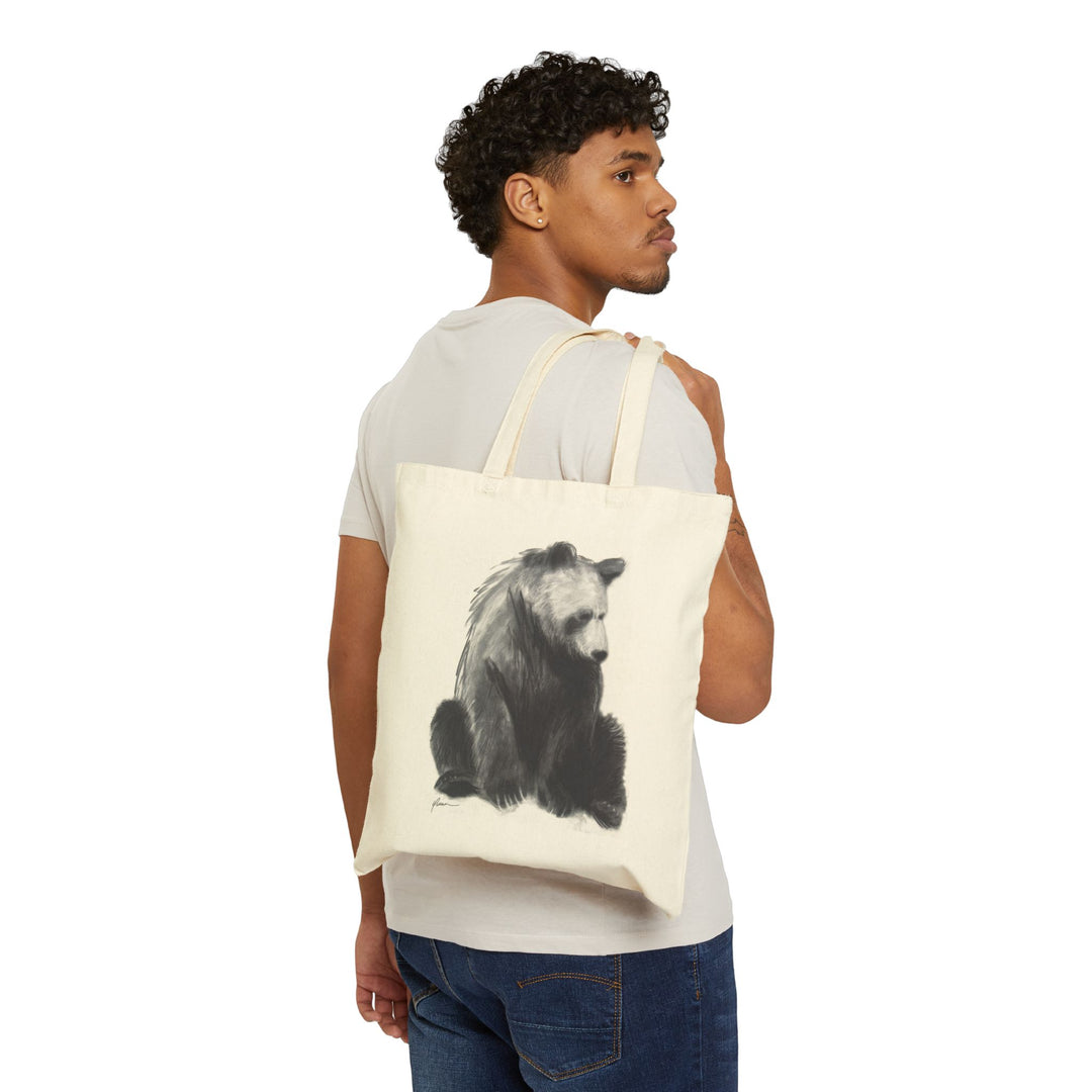 You are Loved | Charcoal Bear Tote Bag