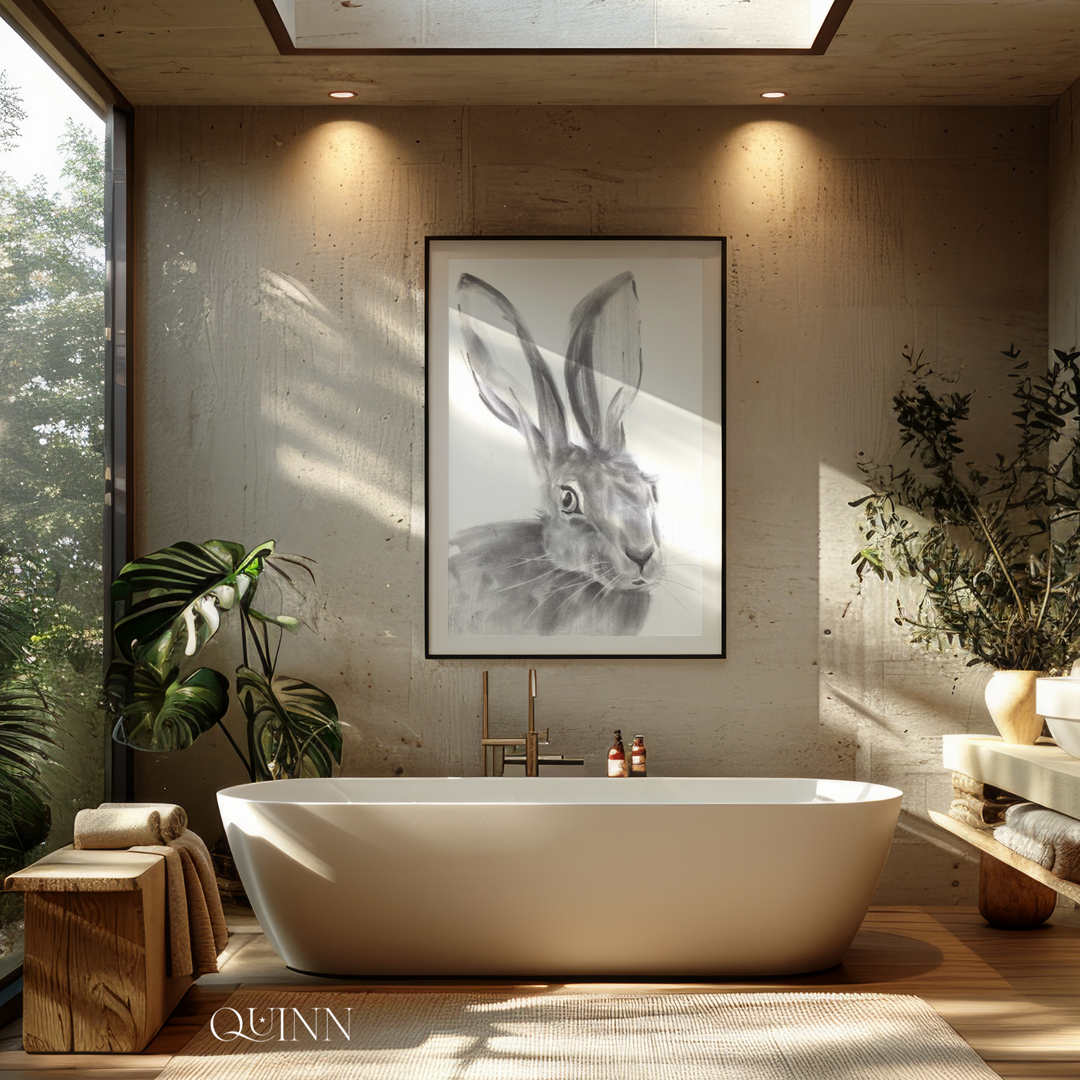 The Wayfinder | Charcoal Rabbit Limited Edition Signed Fine Art Print