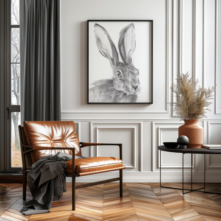 The Wayfinder | Charcoal Rabbit Limited Edition Signed Fine Art Print