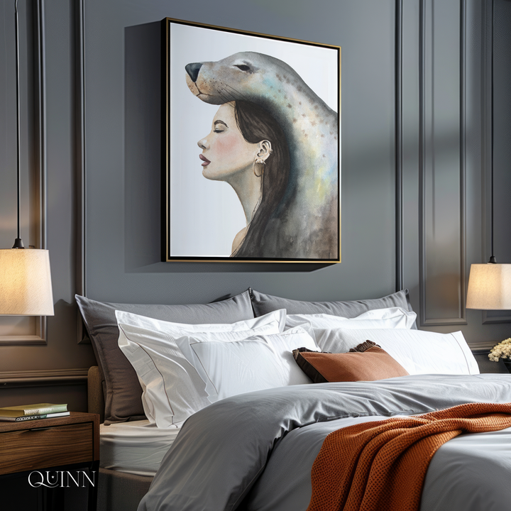 Reclaiming. Rewilding. | Selkie Seal Woman Watercolor Limited Edition Signed Fine Art Print