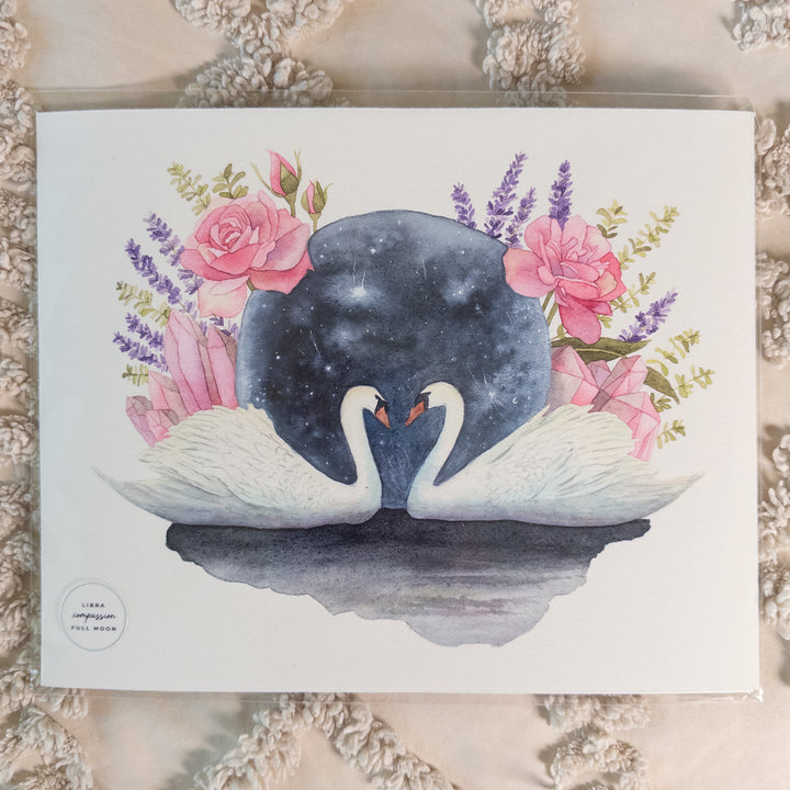 Libra Full Moon Limited Edition Signed Fine Art Print