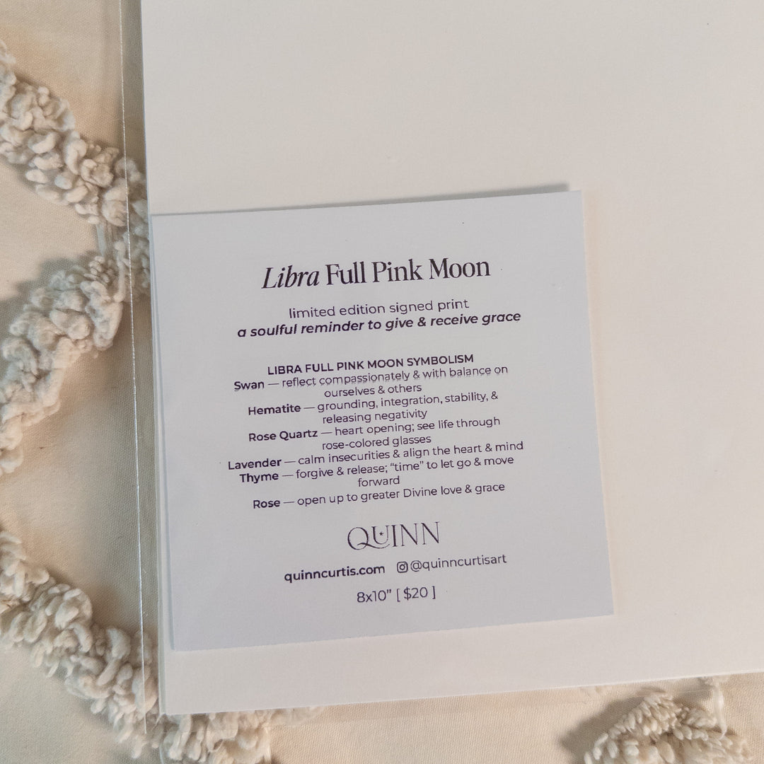 Libra Full Moon Limited Edition Signed Fine Art Print