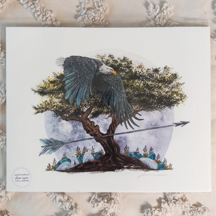 Sagittarius Full Moon Limited Edition Signed Fine Art Print