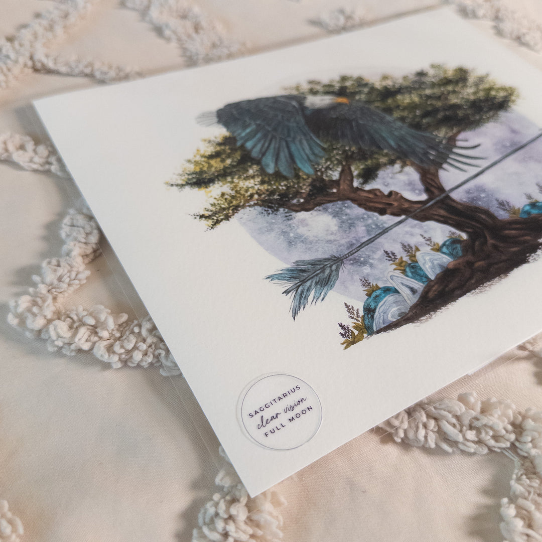 Sagittarius Full Moon Limited Edition Signed Fine Art Print