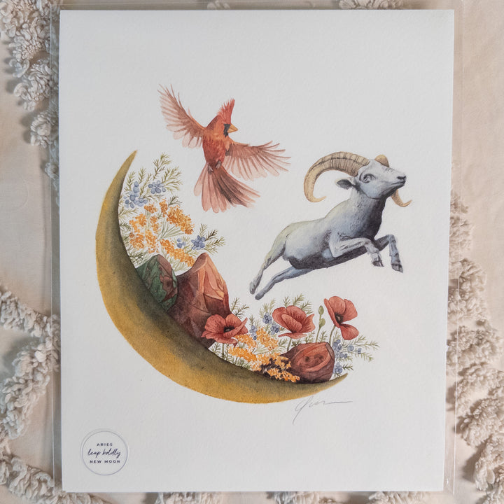 Aries New Moon Limited Edition Signed Fine Art Print