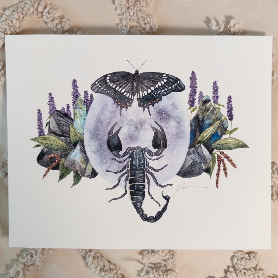Scorpio Full Moon Limited Edition Signed Fine Art Print