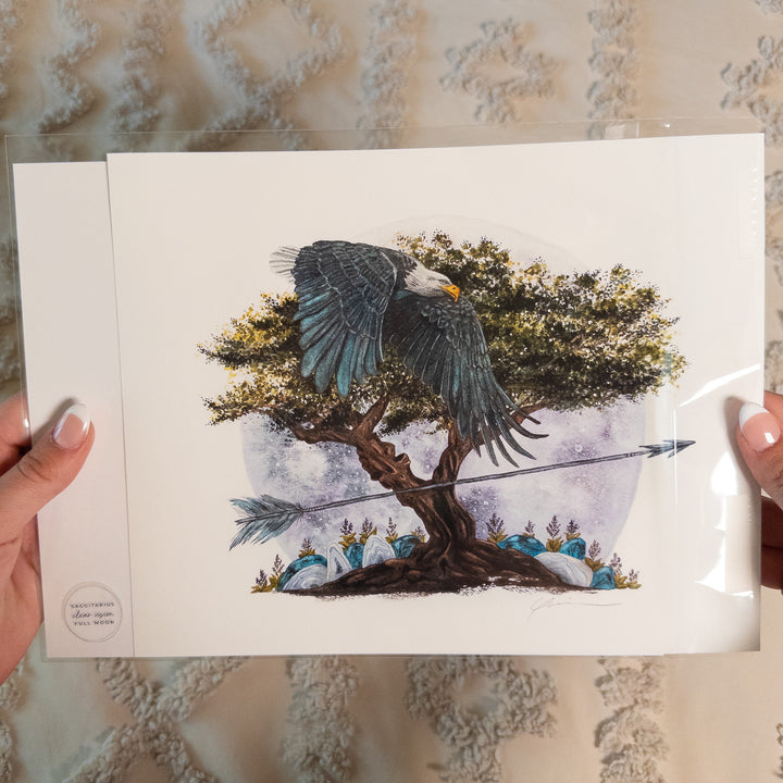 Sagittarius Full Moon Limited Edition Signed Fine Art Print