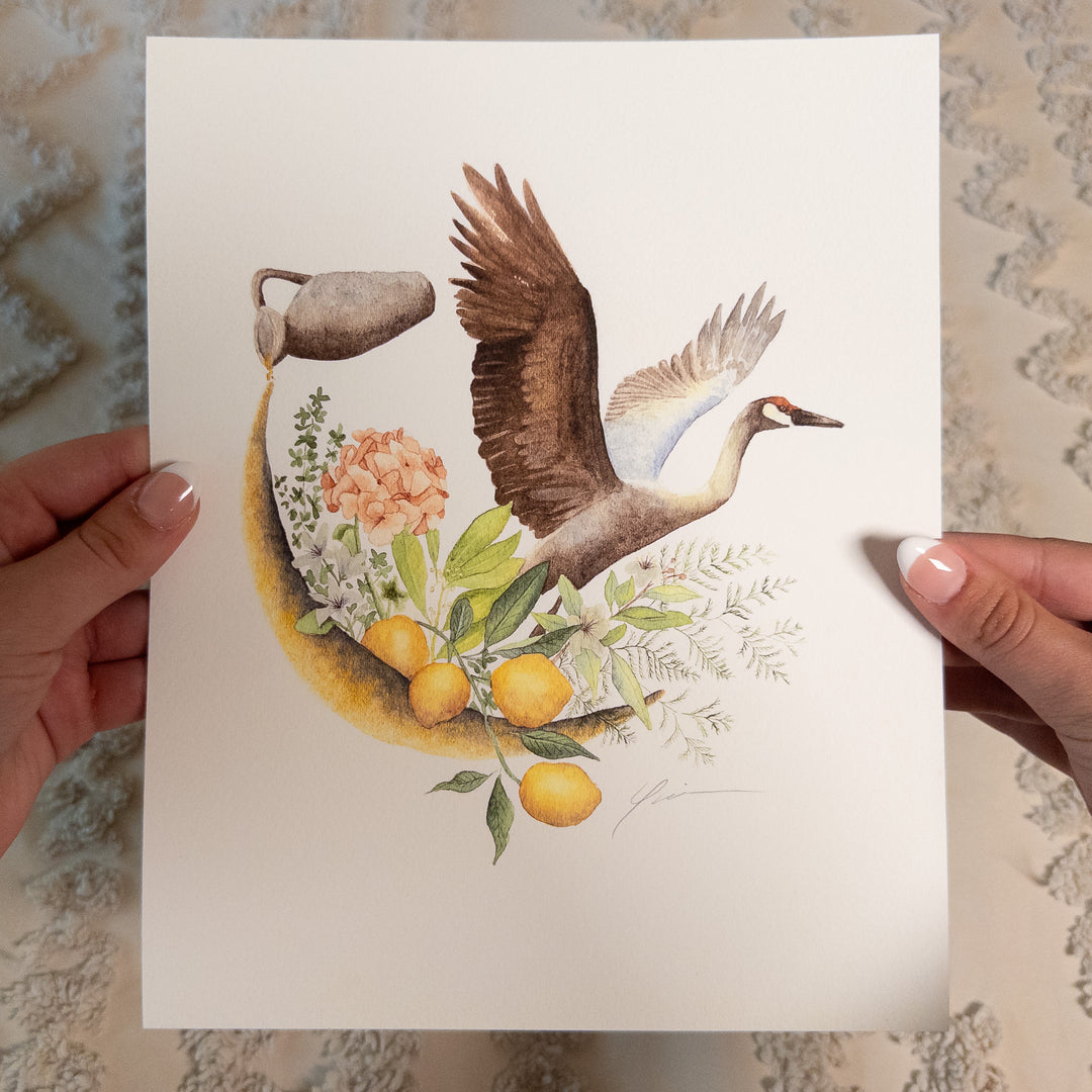 Aquarius New Moon Limited Edition Signed Fine Art Print