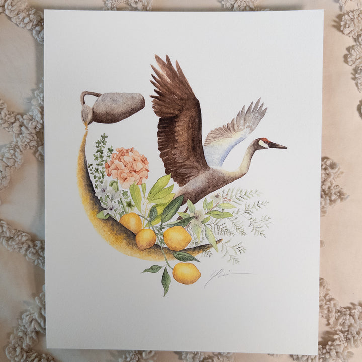 Aquarius New Moon Limited Edition Signed Fine Art Print