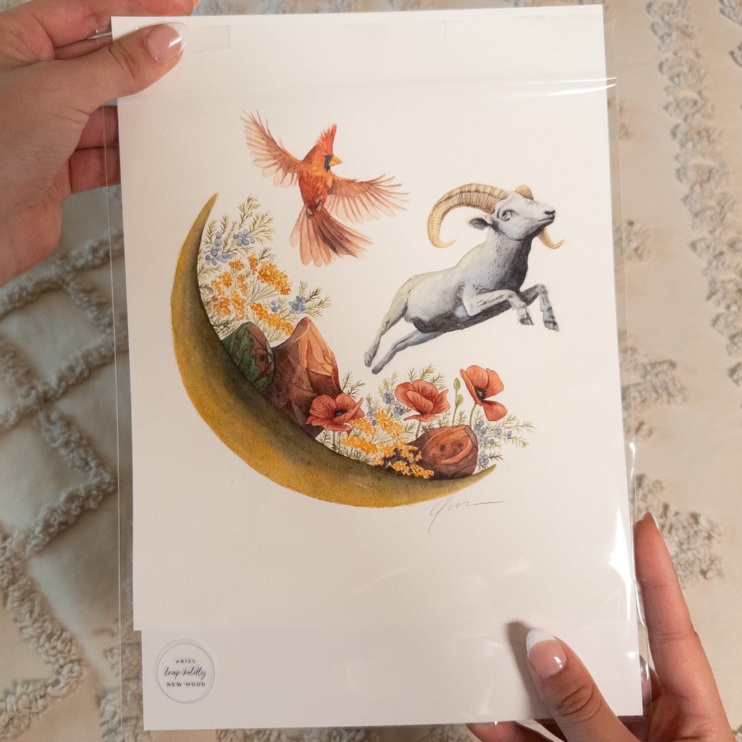 Aries New Moon Limited Edition Signed Fine Art Print