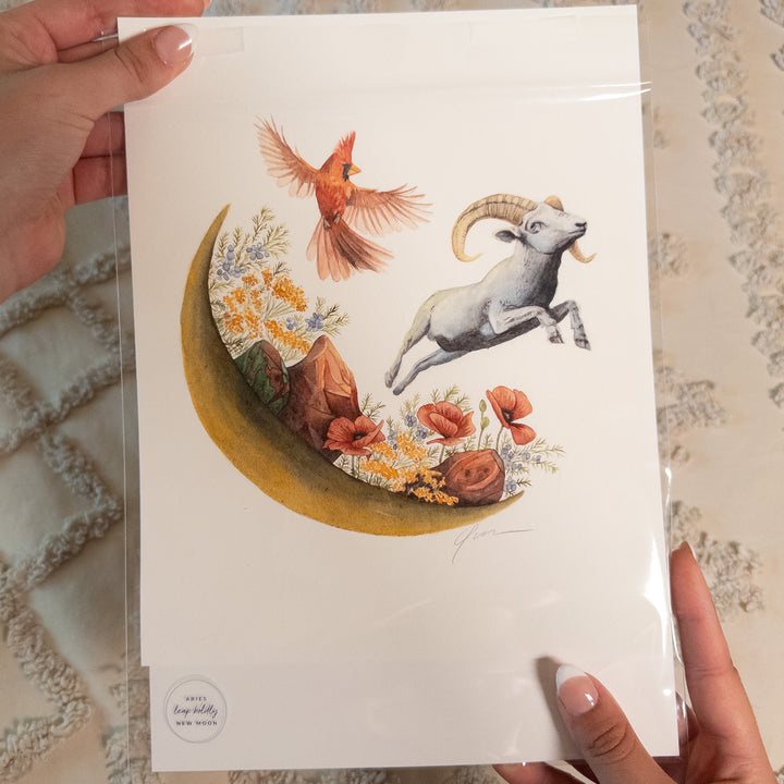 Aries New Moon Limited Edition Signed Fine Art Print