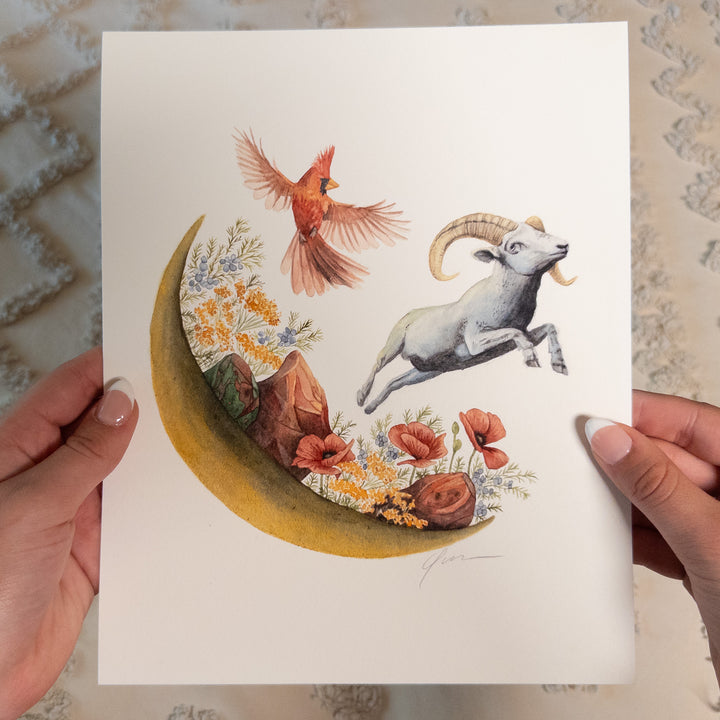 Aries New Moon Limited Edition Signed Fine Art Print