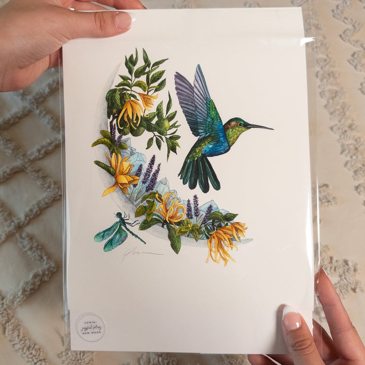 Gemini New Moon Limited Edition Signed Fine Art Print