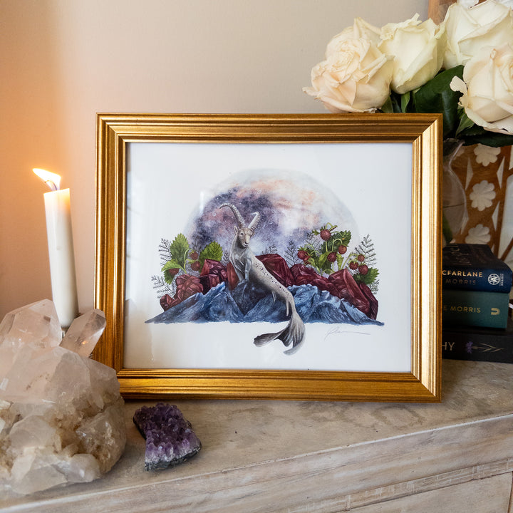 Capricorn Full Moon Limited Edition Signed Fine Art Print