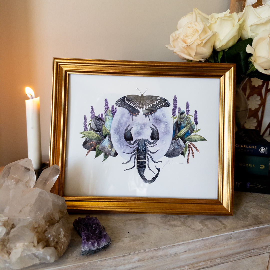 Scorpio Full Moon Limited Edition Signed Fine Art Print