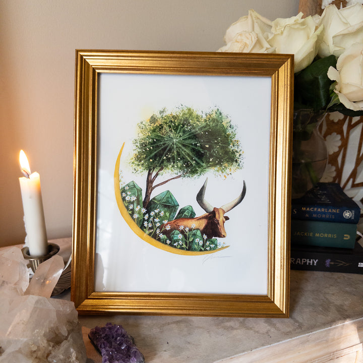 Taurus New Moon Limited Edition Signed Fine Art Print