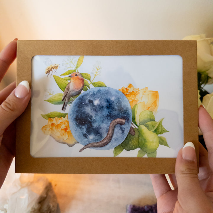Astrology Moon Greeting Card Set 1
