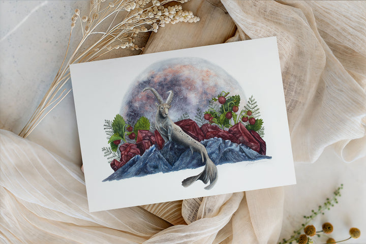 Astrology Moon Greeting Card Set 2