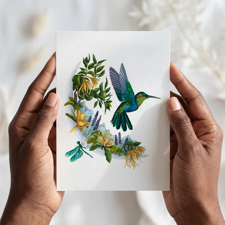 Astrology Moon Greeting Card Set 2