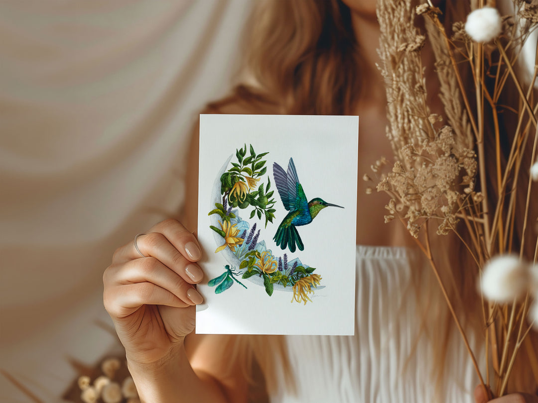 Astrology Moon Greeting Card Set 2