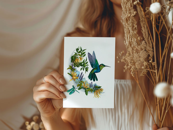 Astrology Moon Greeting Card Set 2
